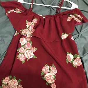 Off the shoulder shirt size L